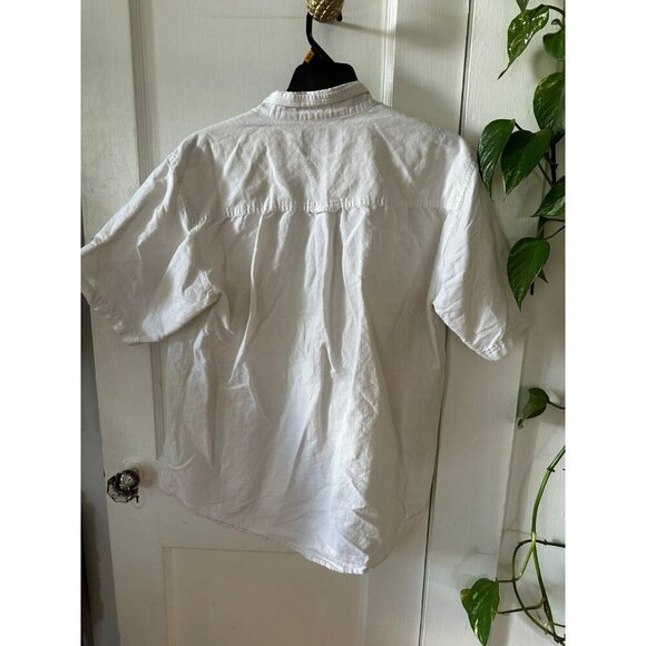 Saratoga men’s size medium, short sleeve button-down shirt - Picture 7 of 9